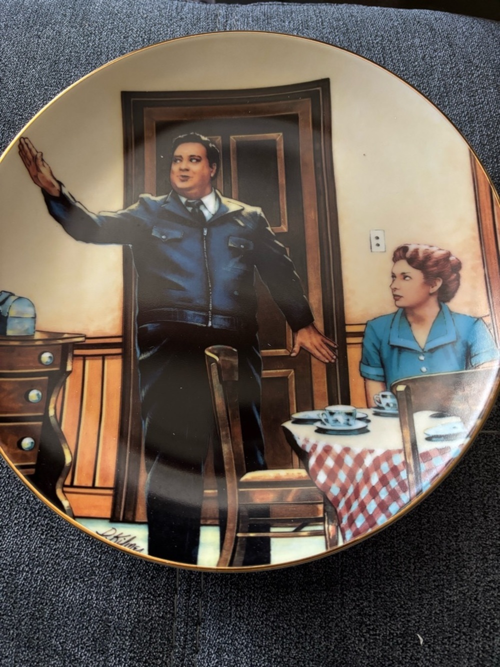 The Honeymooners Bang! Zoom! Collectible Plate